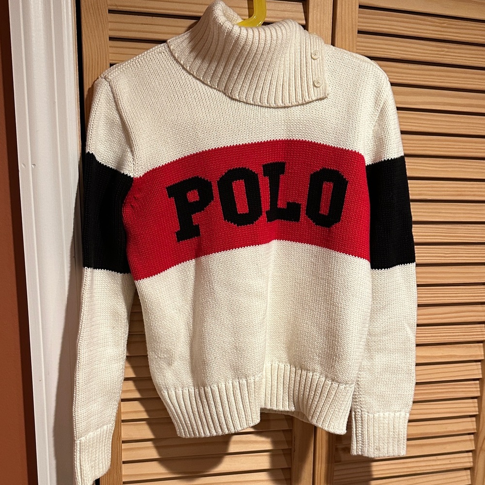 Polo by Ralph Lauren Kids Sweater - Red, Black, and White